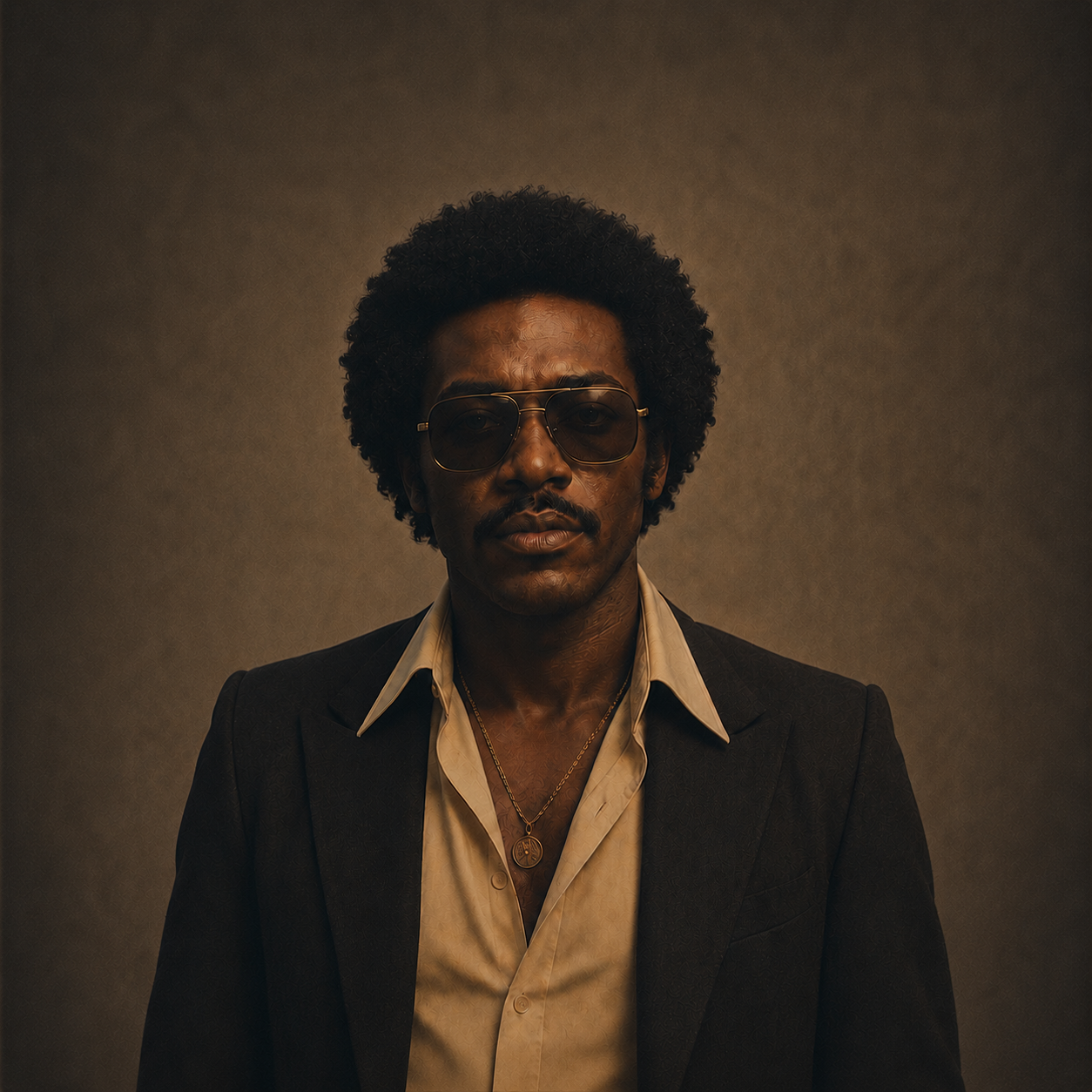 Portrait of fictional soul artist Goldie Cameron